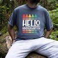 Hello Kindergarten First Day Back To School Graduation Men's Comfort Colors T-Shirt Denim