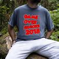 High School Graduation Tshirt Game Over Senior Class Of 2018 Men's Comfort Colors T-Shirt Denim