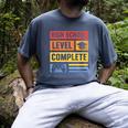 High School Level Complete Class Of 2024 Senior Graduation Men's Comfort Colors T-Shirt Denim
