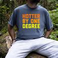 Hotter By One Degree Graduation Shirt College Major Graduate Men's Comfort Colors T-Shirt Denim