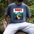 Humorous Paws Parody Cat Mouse For Cat Lover Cat Mom Cat Dad Men's Comfort Colors T-Shirt Denim