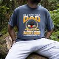 I'm A Super Proud Dad Of A 2025 Master's Degree Graduate Men's Comfort Colors T-Shirt Denim