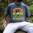 Introvert Cats Sarcasm Cat Lover Introverts Men's Comfort Colors T-Shirt Denim Introvert Cats Sarcasm Cat Lover Introverts Men's Comfort Colors T-Shirt Denim