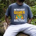 Introvert Gamer Video Games Anti Social Team Player Men's Comfort Colors T-Shirt Denim