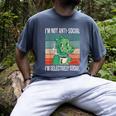 Introvert Selectively Social Anti-Social Shy Men's Comfort Colors T-Shirt Denim
