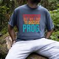 Introverted But Willing To Discuss Prog Rock Music Lover Men's Comfort Colors T-Shirt Denim