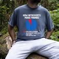 How Introverts Make Friends Sayings For Introverts Men's Comfort Colors T-Shirt Denim How Introverts Make Friends Sayings For Introverts Men's Comfort Colors T-Shirt Denim