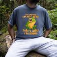 Introverts Thats What Im Doing Just Pretends Men's Comfort Colors T-Shirt Denim