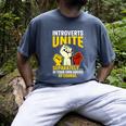 Introverts Unite Introvert Antisocial Anti Social Men's Comfort Colors T-Shirt Denim
