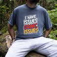 I Have Issues Comic Issues Comic Book Lover Men's Comfort Colors T-Shirt Denim