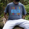 Kids STRAIGHT OUTTA KINDERGARTEN T-SHIRT FUNNY GRADUATION GIFT Men's Comfort Colors T-Shirt Denim