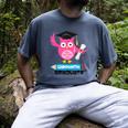 Kindergarten Graduation Tee Shirt Pink Owl T-Shir Men's Comfort Colors T-Shirt Denim