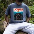 Lab Jowls Tee Labrador Retriever Mom Top Dad Men's Comfort Colors T-Shirt Denim