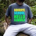 Last Day Of School Shirt Teacher Tee Graduation Men's Comfort Colors T-Shirt Denim