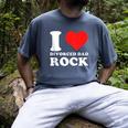 I Love Divorced Dad Rock Quote Men's Comfort Colors T-Shirt Denim