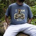 I Am Man King Powerful Dad Afro Melanin Men's Comfort Colors T-Shirt Denim
