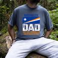 Marshallese Dad Marshall Islands Flag For Father's Day Men's Comfort Colors T-Shirt Denim