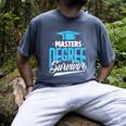 Master's Degree Graduation Masters Degree Survivor Men's Comfort Colors T-Shirt Denim