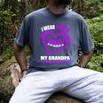 In My Memory Of My Grandpa PANCREATIC CANCER AWARENESS Men's Comfort Colors T-Shirt Denim