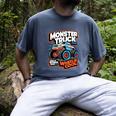 Monster Truck Dad Wheelie Cool Like Normal Dad Men's Comfort Colors T-Shirt Denim Monster Truck Dad Wheelie Cool Like Normal Dad Men's Comfort Colors T-Shirt Denim