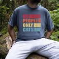 No People Only Cats Introvert Men's Comfort Colors T-Shirt Denim No People Only Cats Introvert Men's Comfort Colors T-Shirt Denim