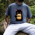 Nope Coffee Cat – Introvert Humor Monday Kitty Men's Comfort Colors T-Shirt Denim Nope Coffee Cat – Introvert Humor Monday Kitty Men's Comfort Colors T-Shirt Denim