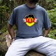 Nostalgia Chest Flag GDR Men's Comfort Colors T-Shirt Denim