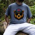 Papa Bear Father's Day Great Dad Joke Men's Comfort Colors T-Shirt Denim