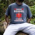 Paramedic School Graduation Shirt Survivor Men's Comfort Colors T-Shirt Denim