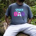 Parents Mom Spider Dad Matching Family Birthday Men's Comfort Colors T-Shirt Denim
