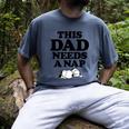 Peanuts This Dad Needs A Nap Men's Comfort Colors T-Shirt Denim