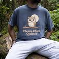 Please Chew Quieter Introvert Christmas Bird Lover Men's Comfort Colors T-Shirt Denim Please Chew Quieter Introvert Christmas Bird Lover Men's Comfort Colors T-Shirt Denim