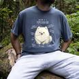 Pomeranian Anatomy Cute Pet Pom Mom Dog Dad For Men Women Girls Kids Men's Comfort Colors T-Shirt Denim