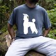 Poodle Graduation Dog Graduate Men's Comfort Colors T-Shirt Denim
