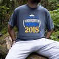 Pre School Graduation Shirts Graduate Grad 2018 Men's Comfort Colors T-Shirt Denim