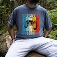 Pregnancy Announcement Dad Level Unlocked New Daddy Father Men's Comfort Colors T-Shirt Denim