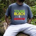 Proud African American Educated Graduation Men's Comfort Colors T-Shirt Denim
