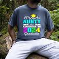 Proud Aunty Of Kindergarten Graduate 2024 Graduation Aunty Men's Comfort Colors T-Shirt Denim