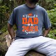 Proud Dad Of A 2026 Senior Basketball Graduation Family Men's Comfort Colors T-Shirt Denim