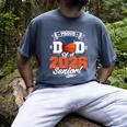 Proud Dad Of A 2026 Senior Basketball Graduation Men's Comfort Colors T-Shirt Denim