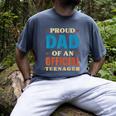 Proud Dad Of An Official Teenager 13th Birthday Family Men's Comfort Colors T-Shirt Denim