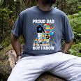 Proud Dad Of The Toughest Boy Autism Awareness Father Autism Men's Comfort Colors T-Shirt Denim Proud Dad Of The Toughest Boy Autism Awareness Father Autism Men's Comfort Colors T-Shirt Denim