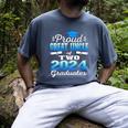 Proud Great Uncle Of Two 2024 Graduate Class 2024 Graduation Men's Comfort Colors T-Shirt Denim