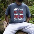 Proud Mom Of 2025 Senior Graduate Matching Family Graduation Men's Comfort Colors T-Shirt Denim