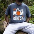 Proud Mom Of a Basketball Senior Class Of 2026 Graduation Men's Comfort Colors T-Shirt Denim