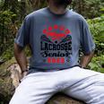 Proud Mom Of a Lacrosse Senior 2022 Graduation Men's Comfort Colors T-Shirt Denim