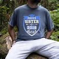 Proud Sister Of a 2018 Grad Graduation Family Men's Comfort Colors T-Shirt Denim