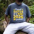 Proud Sister Of A 2026 Graduate Senior Class Graduation Men's Comfort Colors T-Shirt Denim