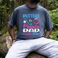 Putters Or Pearls Dad Loves You Gender Reveal Family Men's Comfort Colors T-Shirt Denim