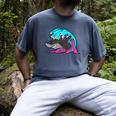 Retro 80s Shark Whale Diving Nostalgia Shark Party Men's Comfort Colors T-Shirt Denim Retro 80s Shark Whale Diving Nostalgia Shark Party Men's Comfort Colors T-Shirt Denim